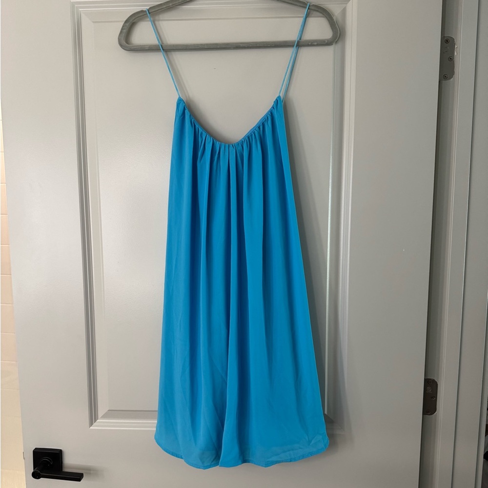 Blue Women's Baby Blue Flowy Dress